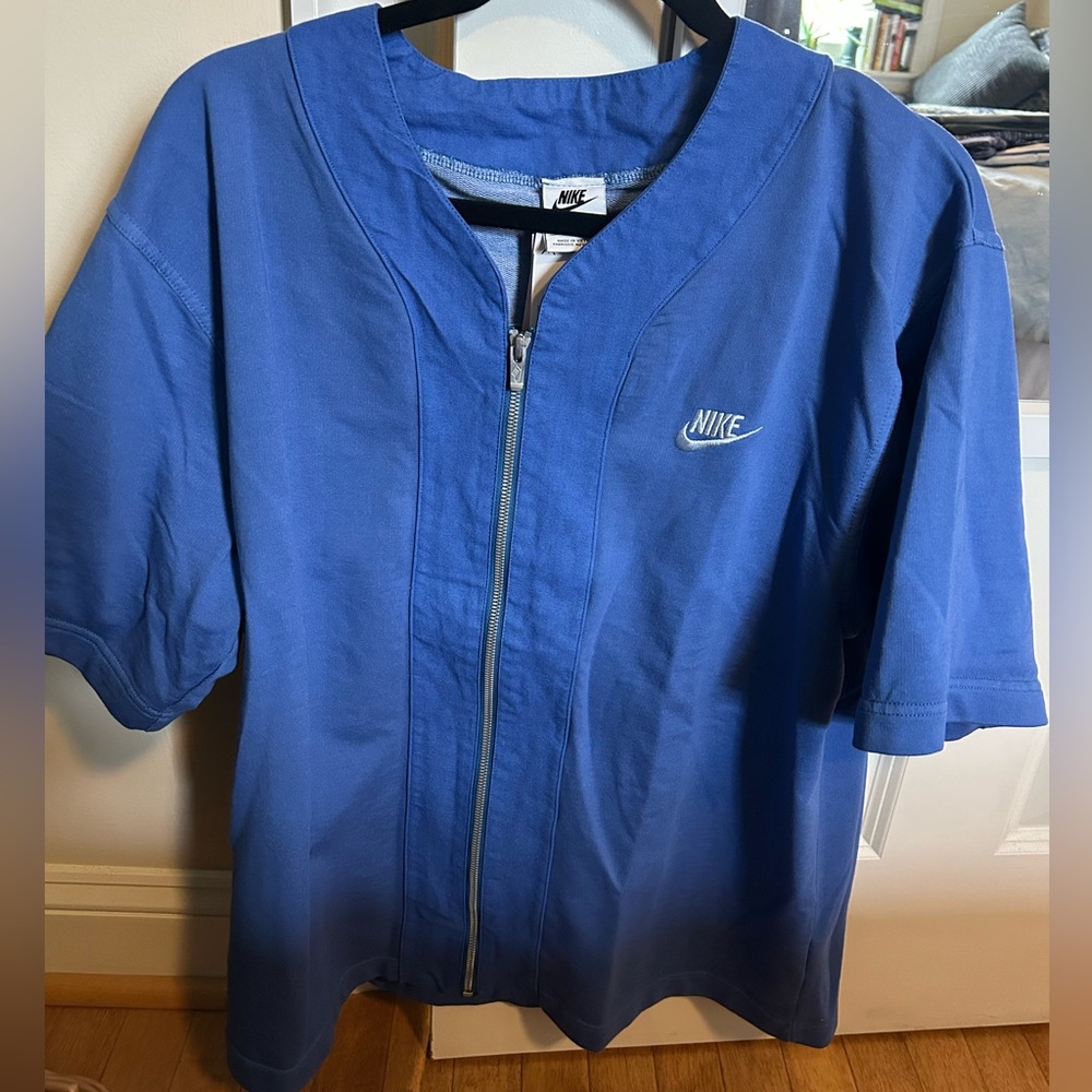 Nike zip up shirt